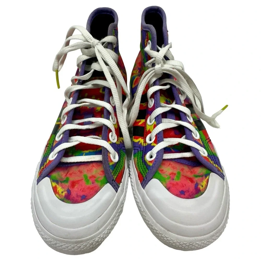 Rare Adidas Originals Nizza Hi RF J‎ Youth 5 Lisa Simpson Sneakers GZ1786